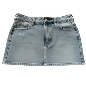 Pacific Sunwear Light Blue Denim Mini Skirt